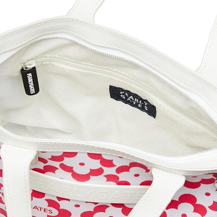 定価2.8万 パーリーゲイツ ユニセックス カートバッグ フラワー幾何学柄 M