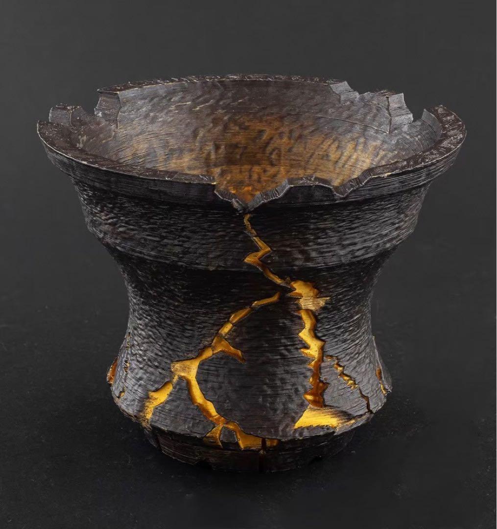 雷鳴〜紫〜　雷鳴〜金〜　５号直径15㎝　3dプリンター鉢　作家鉢　アガベ