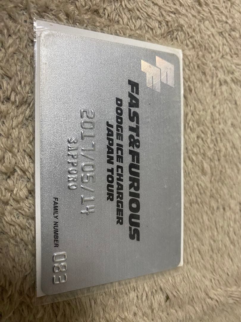 希少❗️ワイルドスピード　アイスブレイク　ファミリーカード