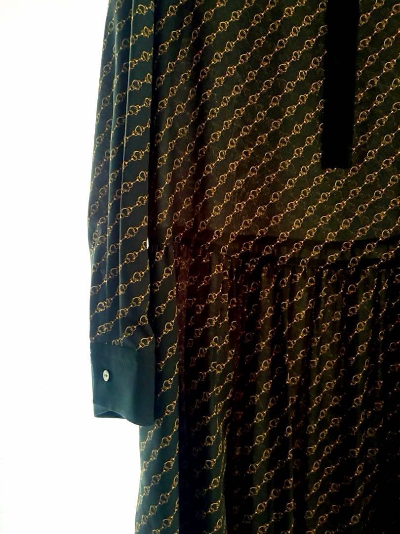 【23区】Ratti チェーンモチーフ ワンピース　サイズ38