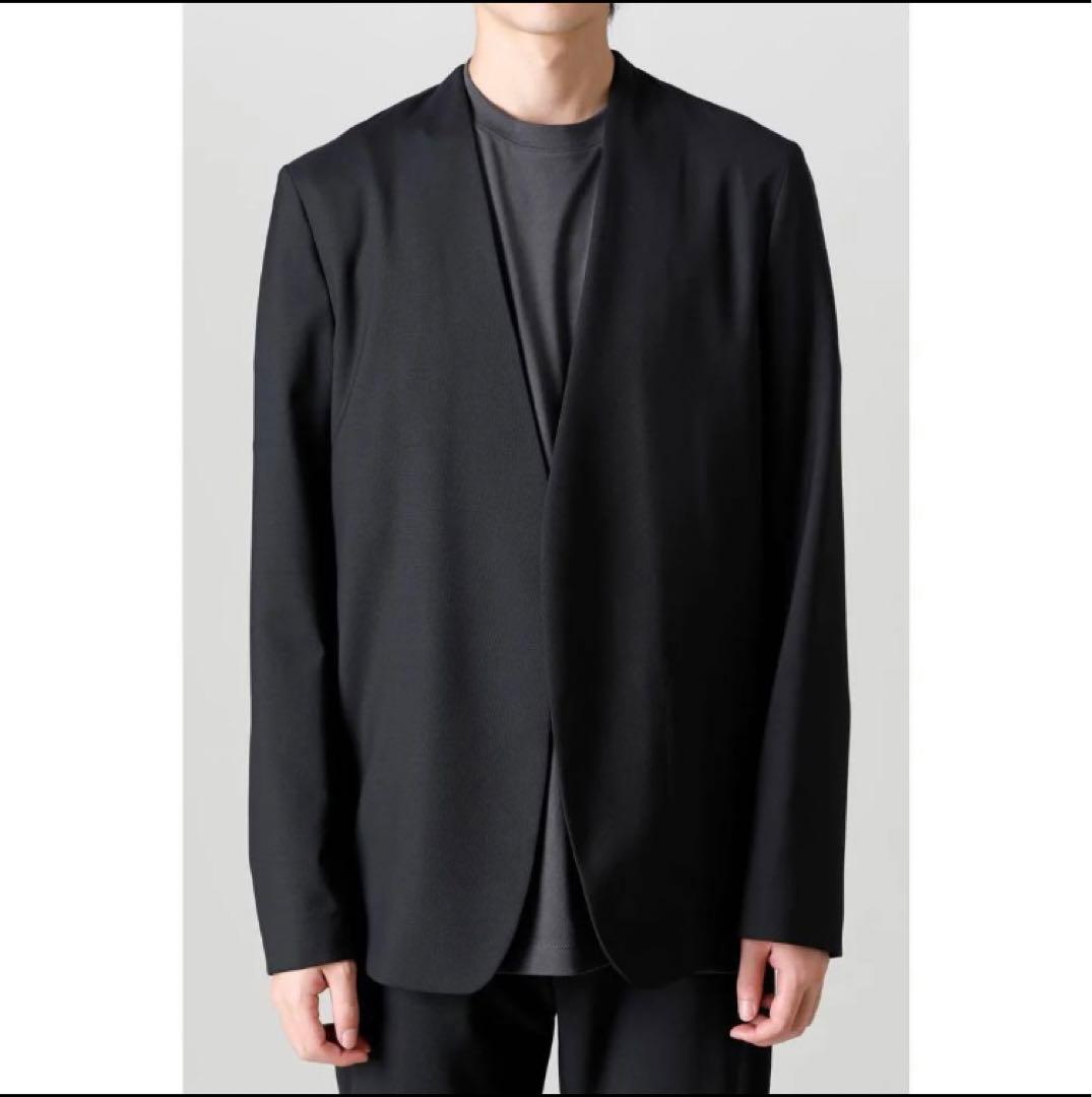 Maison Margiela ノーカラージャケット サイズ46 ブラック