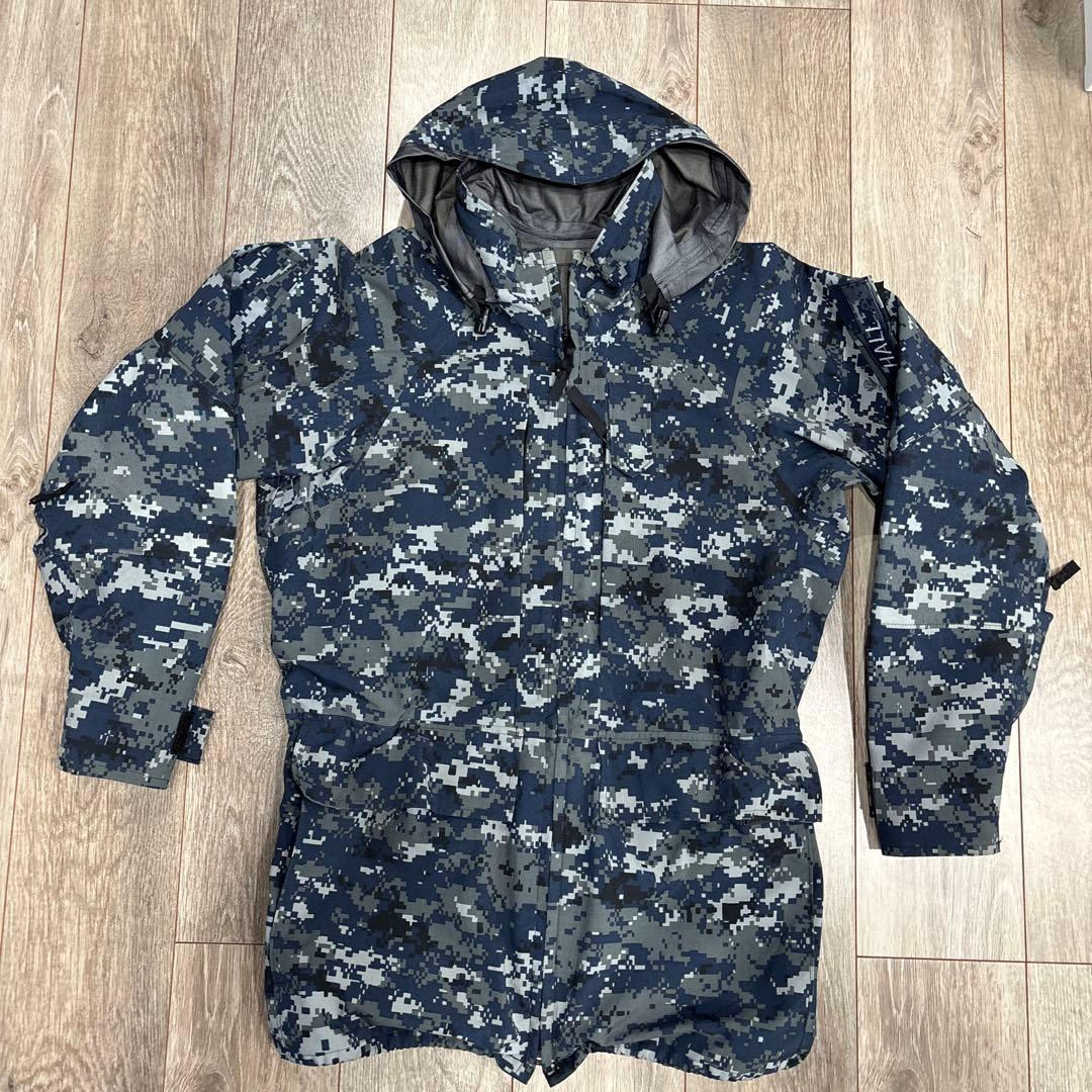 Us navy Ecwcs 米軍実物 デジカモ ゴアテックスパーカー small