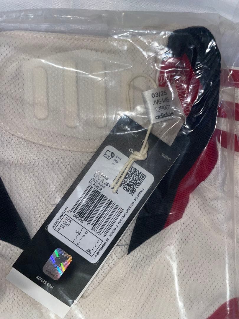 リヴァプール 25/26アウェイ 長袖 オーセンティックEU仕様　正規品