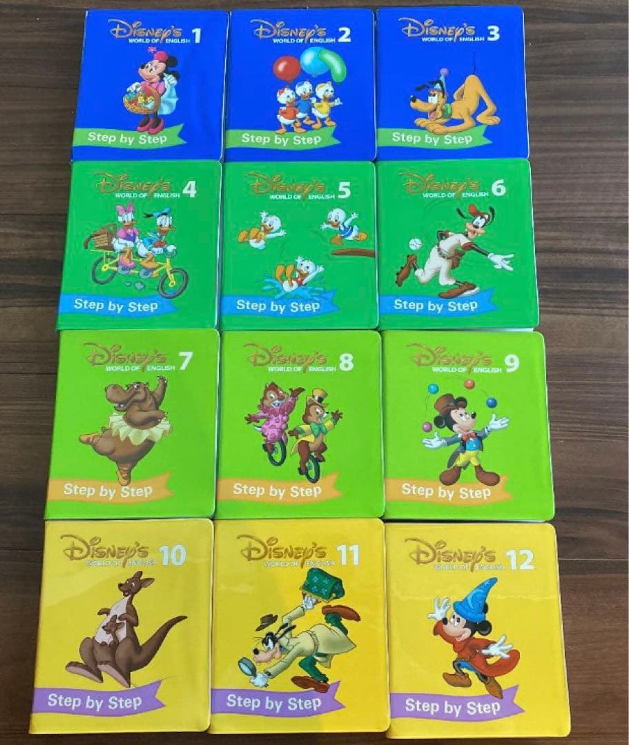 ディズニー英語システム　ステップバイステップ DVD1〜12巻