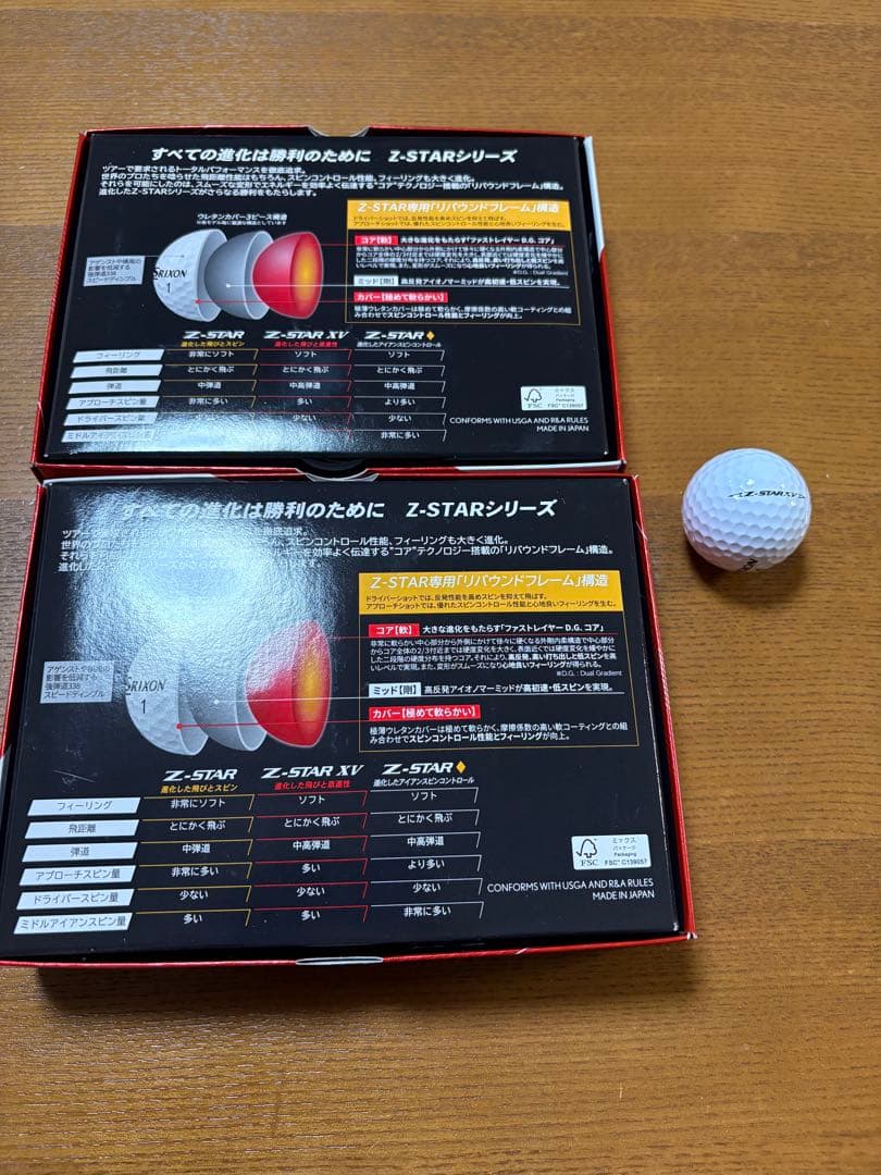Srixon Z-STAR XV 2023年式 ゴルフボール 未使用25個
