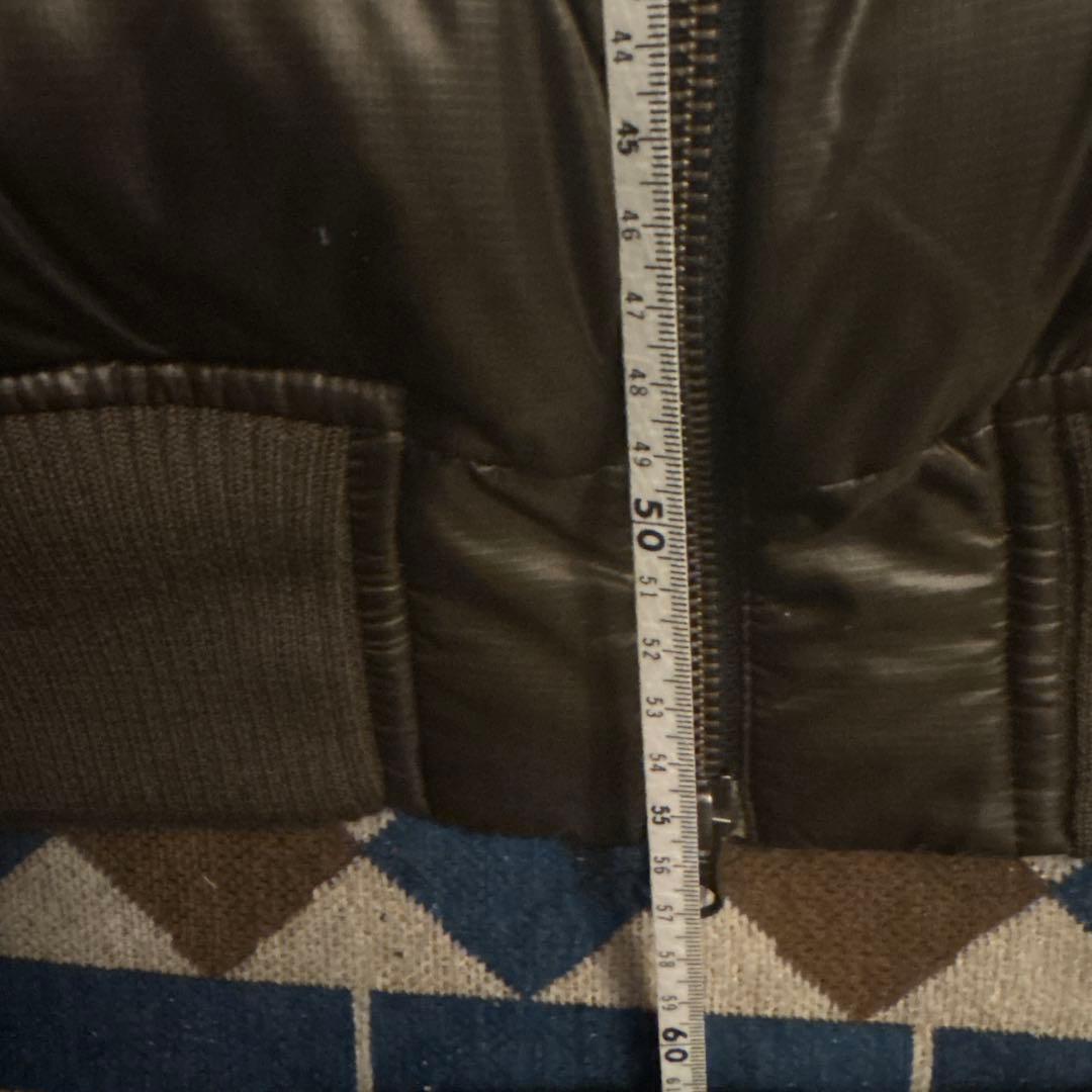 archive ダウンベスト オリーブ 光沢 スカル swag 平成