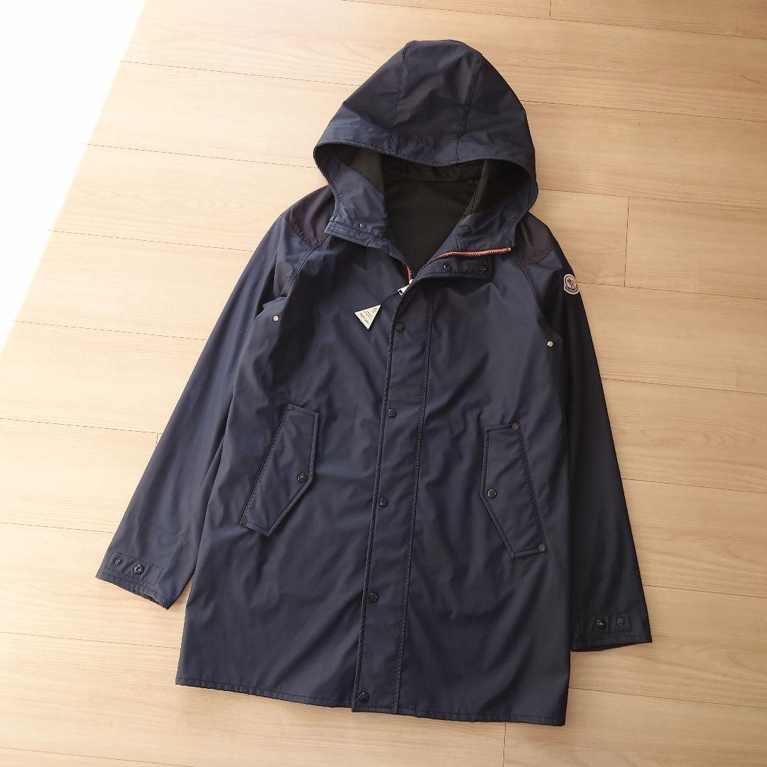 【未使用】MONCLER　フーディ スプリングコート　LORMONT　ネイビー