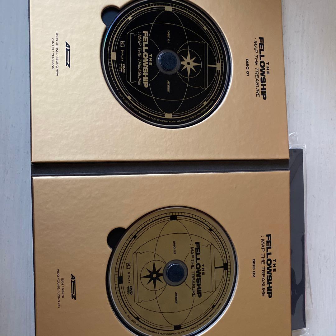 ATEEZ FELLOWSHIP DVD 円盤　日本語　字幕　ソンファ　トレカ