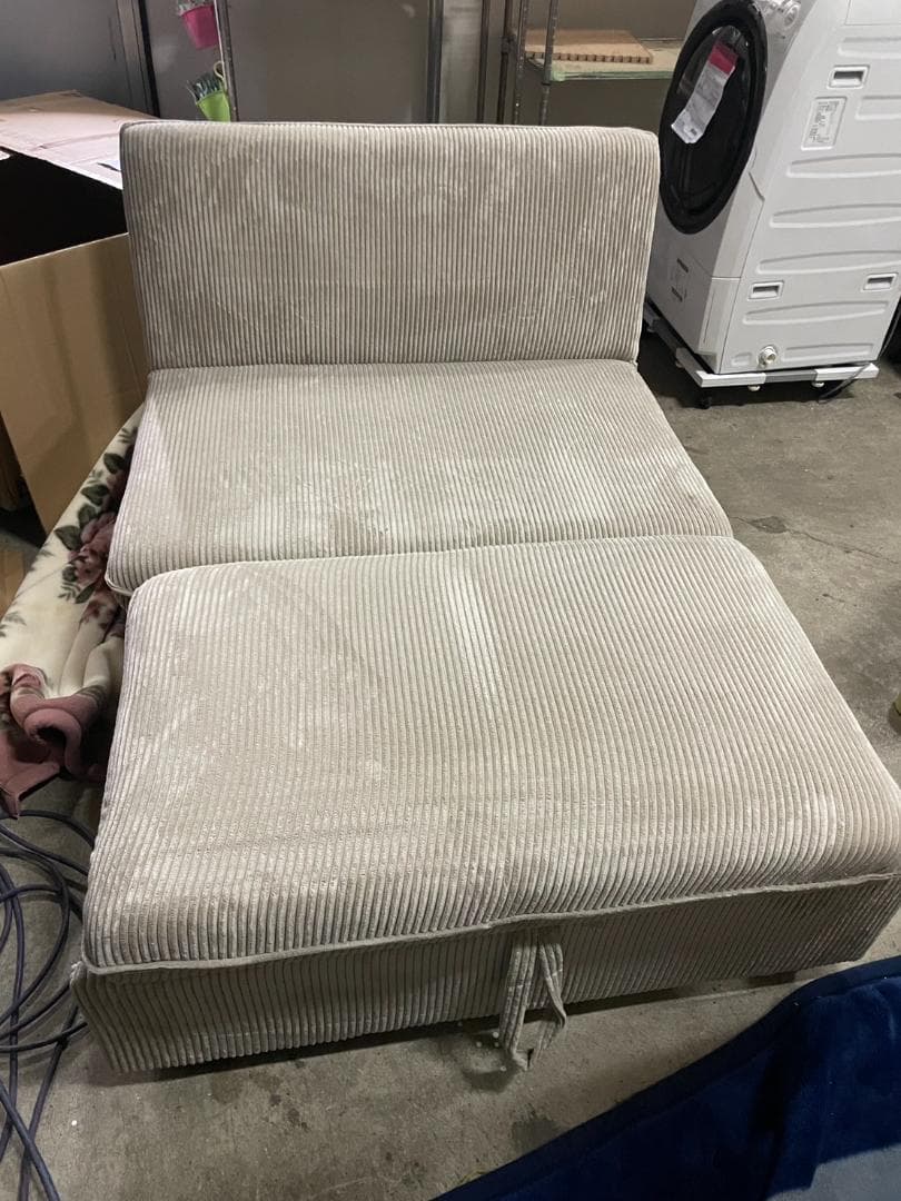 K♢145 LOWYA ソファベッド ウトロワ140 未使用品
