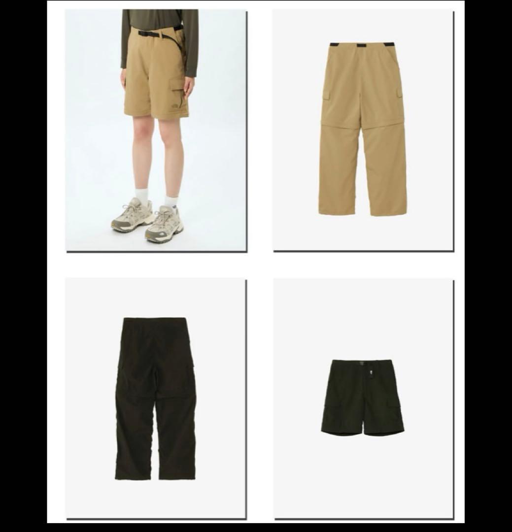 【完売品】THE NORTH FACE ジップオフカーゴパンツ　BLACK/L