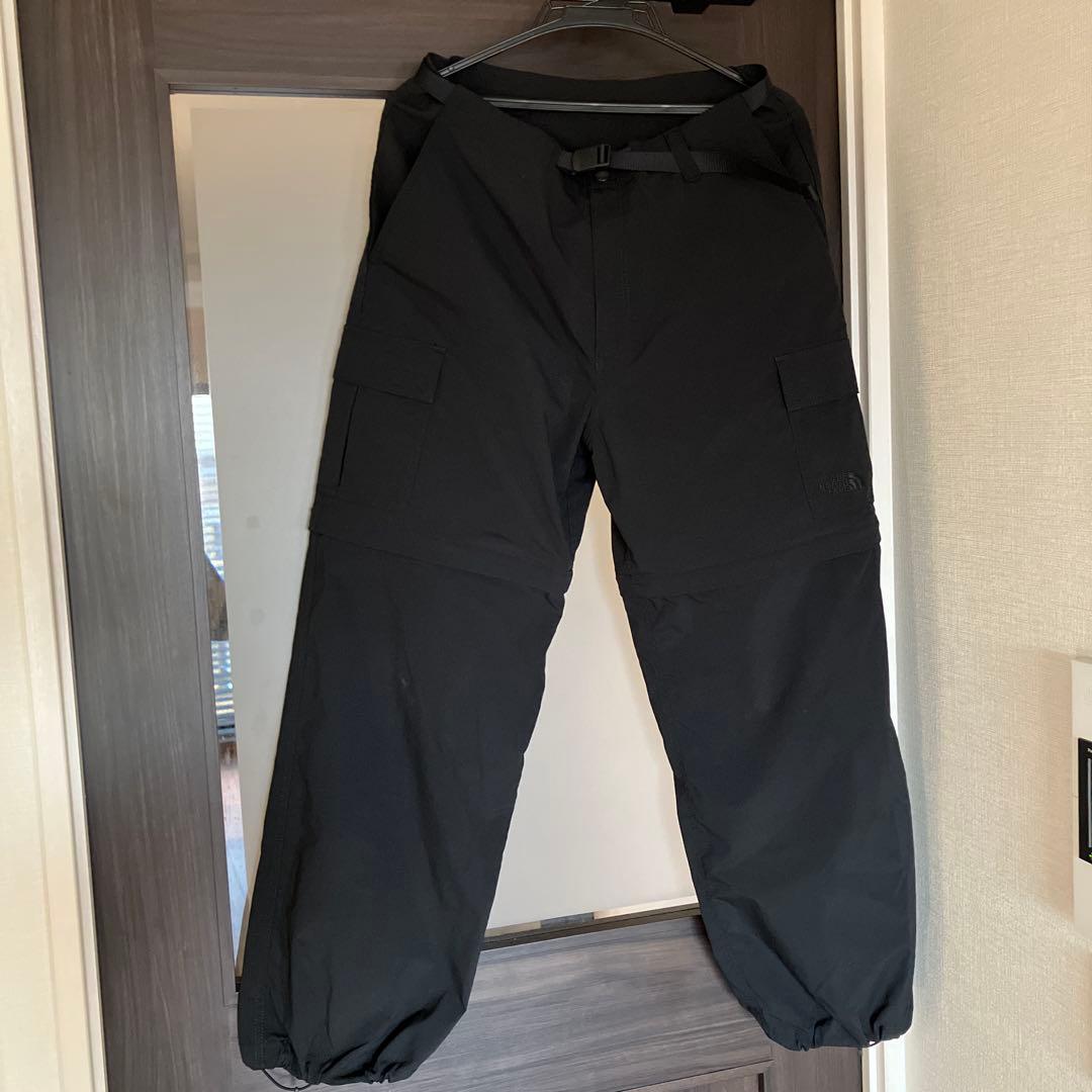 【完売品】THE NORTH FACE ジップオフカーゴパンツ　BLACK/L