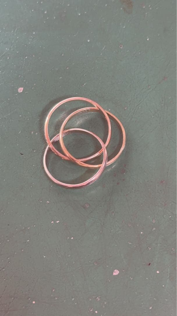 【カルティエ/Cartier】 トリニティリング 9号 K18YG/WG/PG