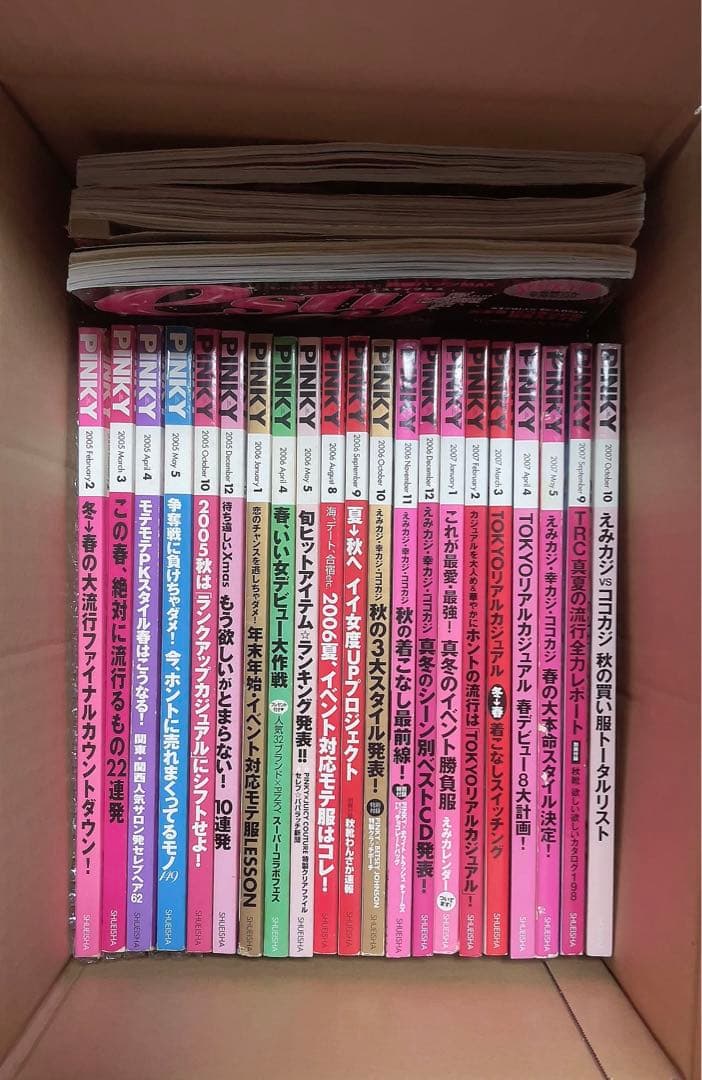 PINKY ピンキー estyプラス 雑誌 24冊セット