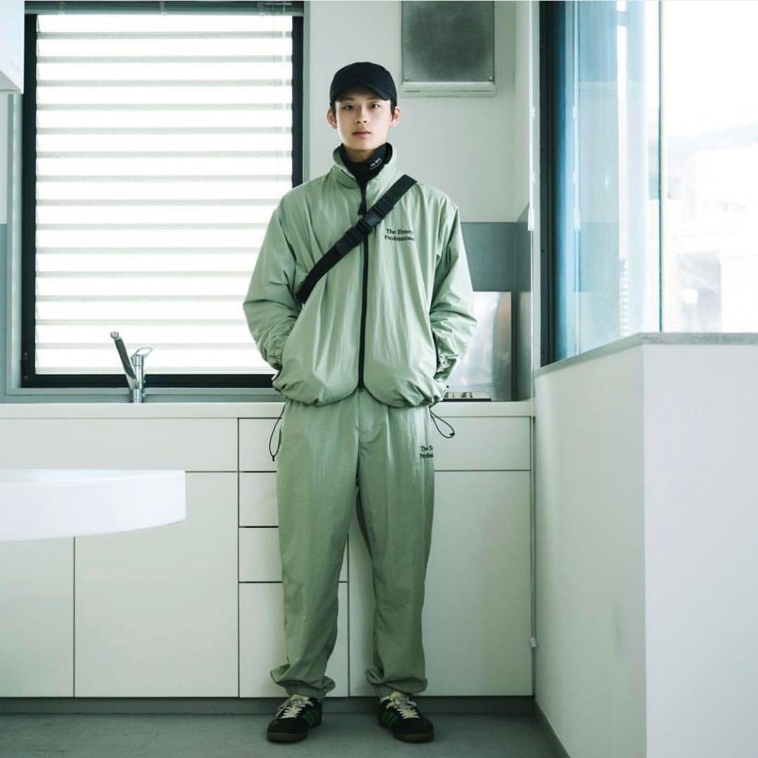 【Lサイズ】エンノイとスタイリスト私物 NYLON PANTS (Sage)