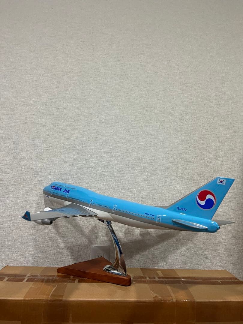 1/100 大韓航空 Korean Air B747-400 模型