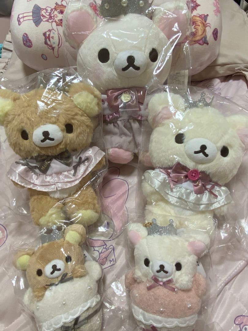 リラックマ コリラックマ メゾンドフルール ぬいぐるみ チャームセット