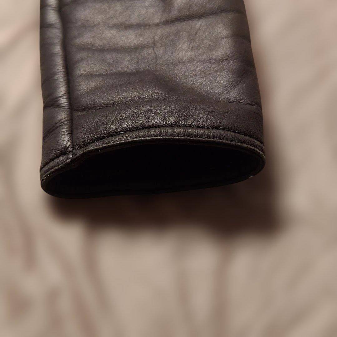 U.S. ARMY ミリタリージャケット レザー ブラック