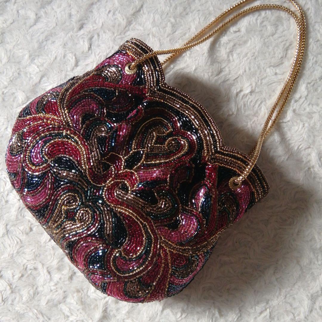 LUMY　はしもと　ビーズバッグ　モルティ