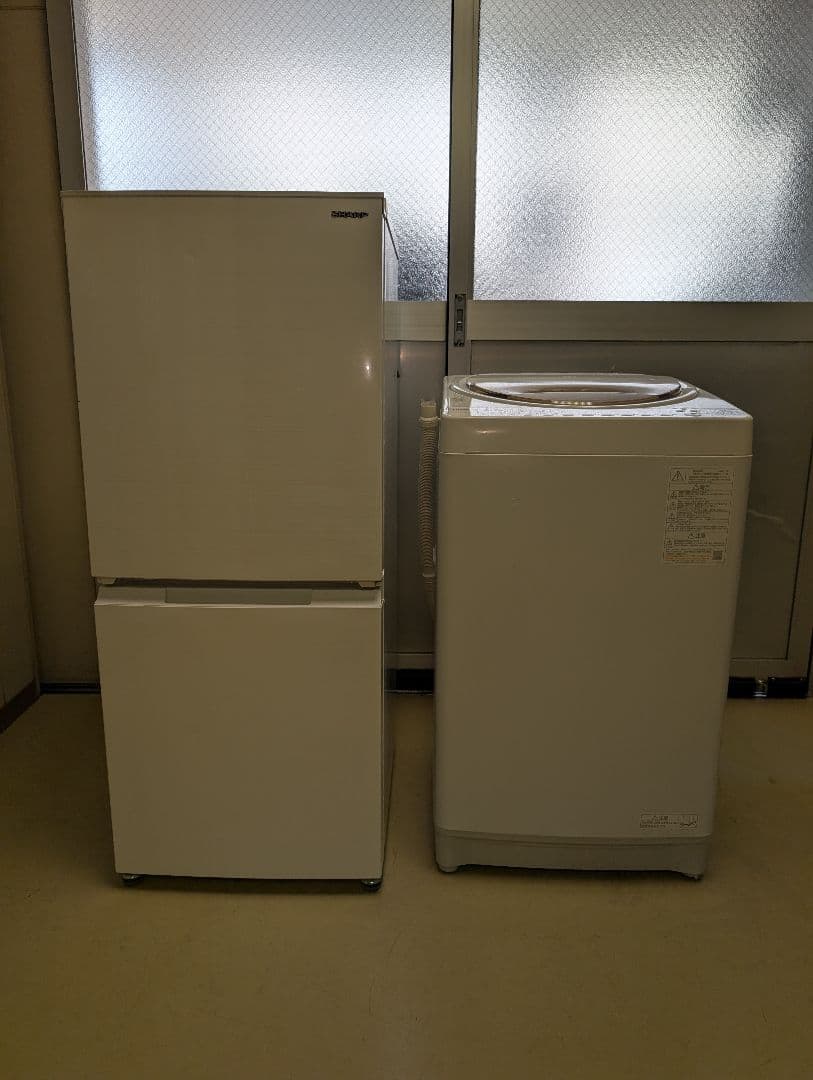 国内メーカー21年製SHARP冷蔵庫&TOSHIBA洗濯機※一部地域配送設置無料