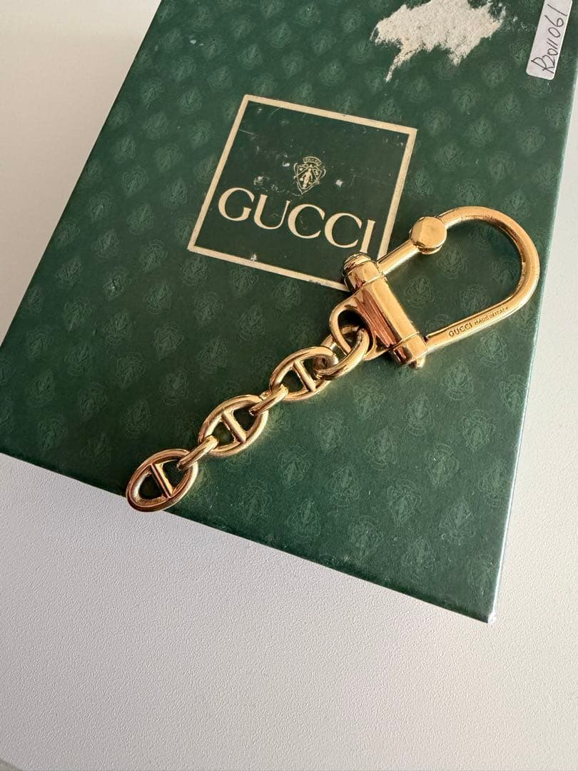 希少 OLD GUCCI シェーヌダンクル キーチェーン