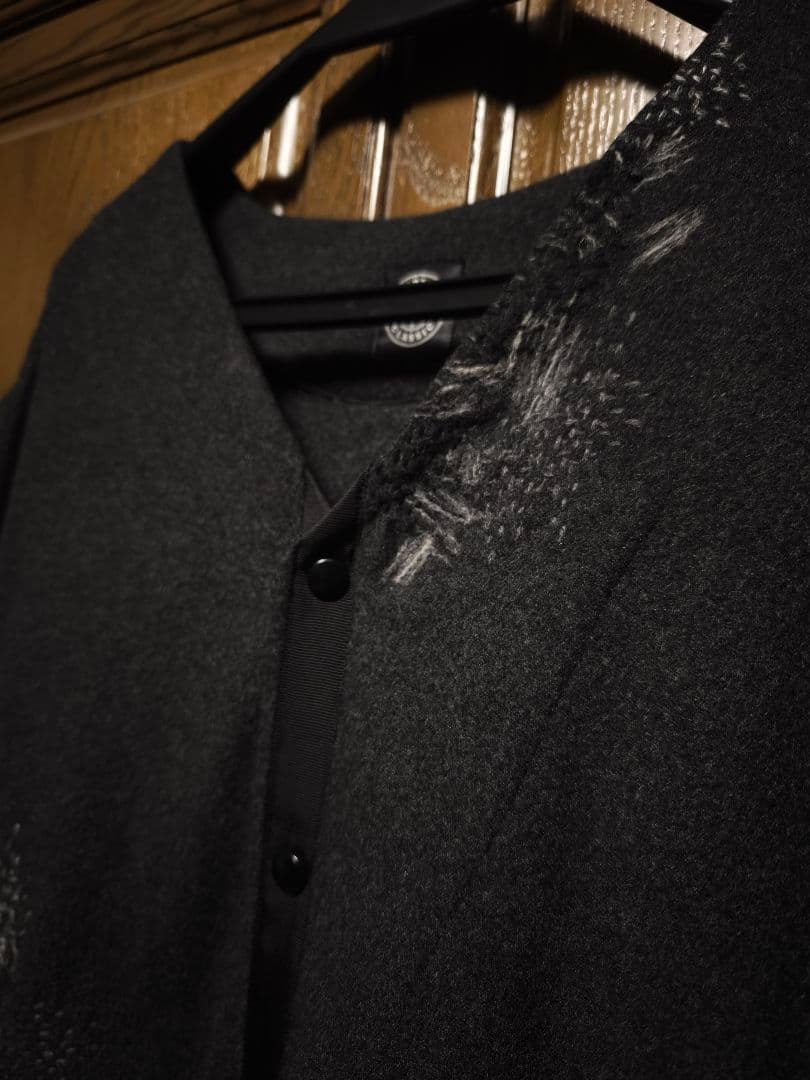 PORTER CLASSIC カシミヤ　CARDIGAN COAT ハンド刺繍