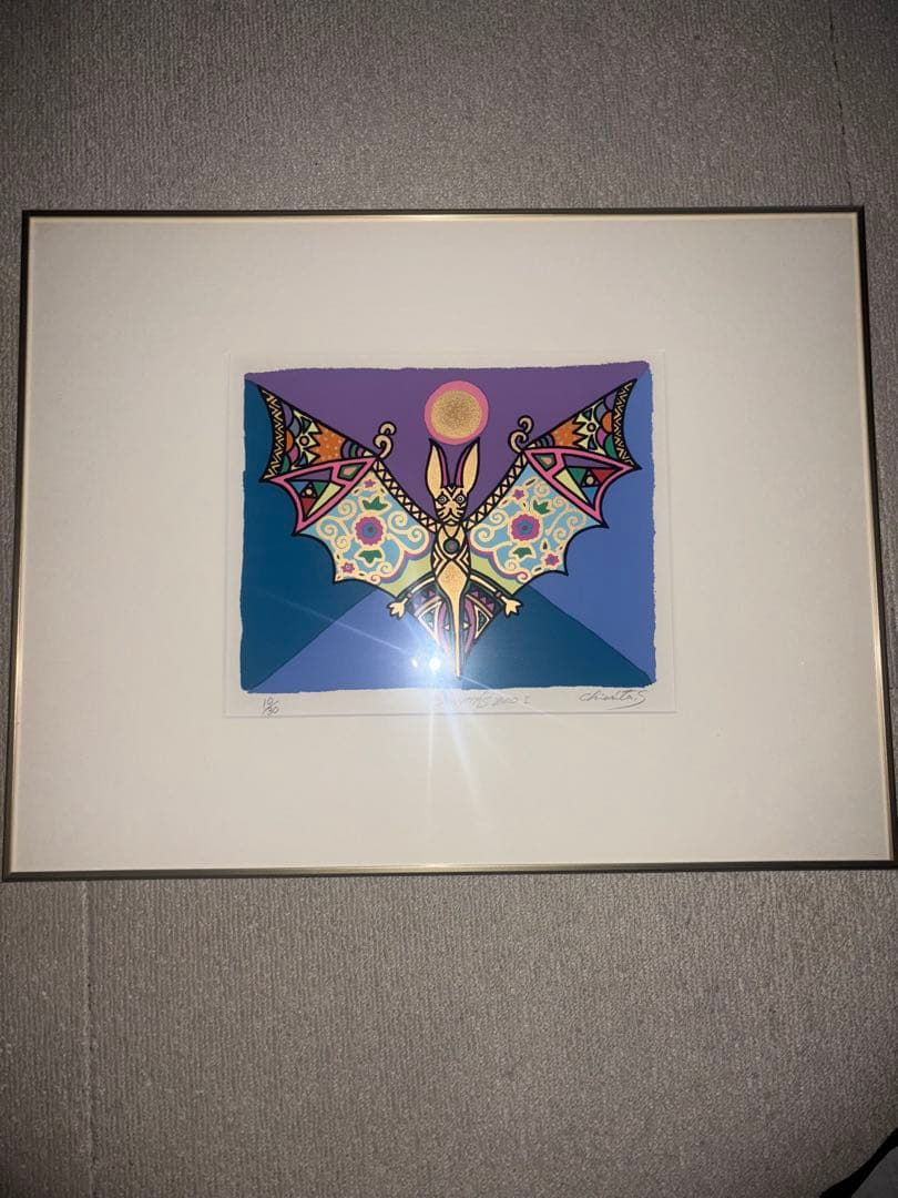 砂澤ビッキの長女　砂澤チニタ作　「CHINITA’S　ZOOⅠ」10/30版画