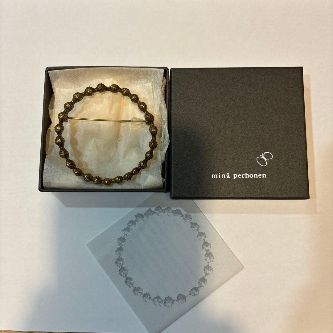 正規品 minä perhonen 真鍮ブローチ