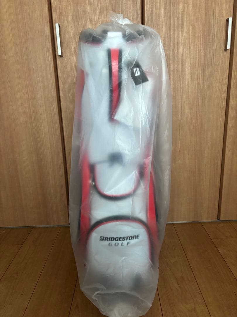 BRIDGESTONE GOLF キャディバッグ CBG21Y ホワイト/レッド