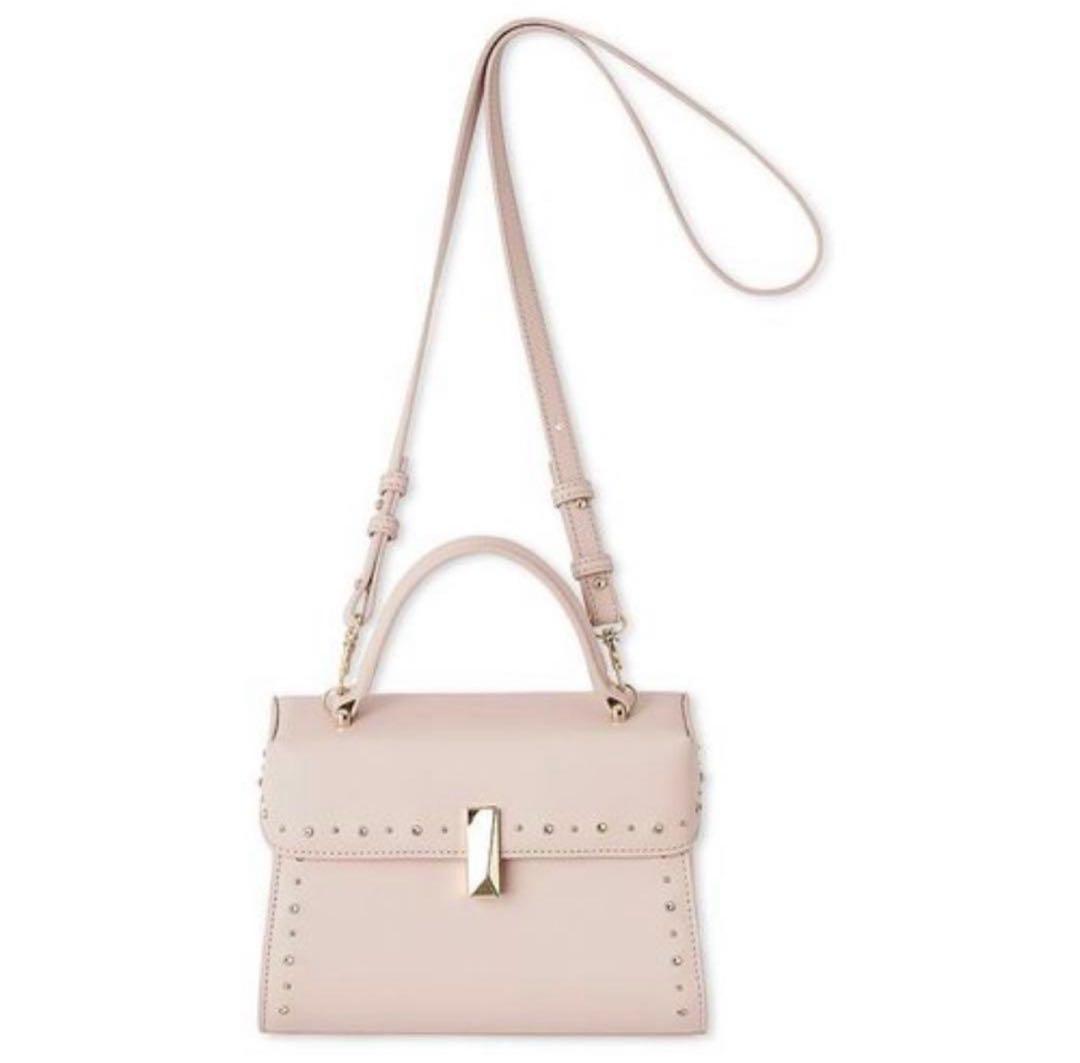 セルフォード リュタン ビジュースタッズポシェット　ライトピンク