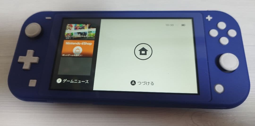 ニンテンドースイッチライト　ブルー
