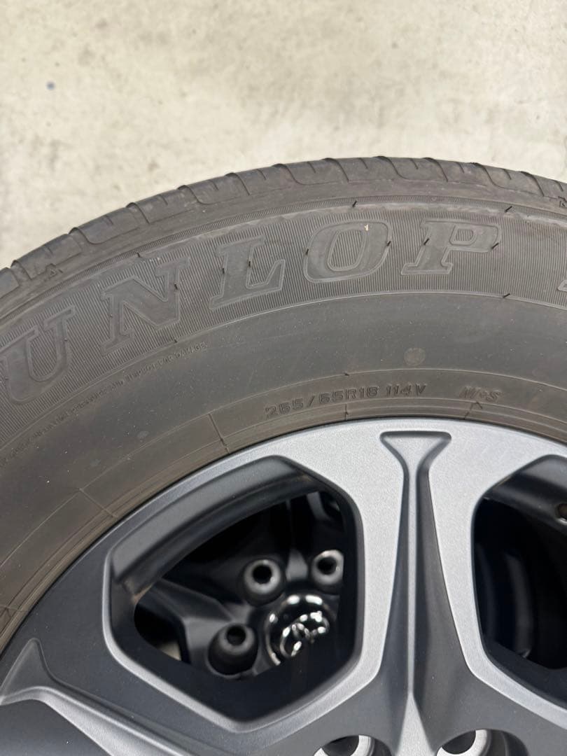 ランドクルーザー300 GRホイールタイヤセット265/65R18 ダンロップ