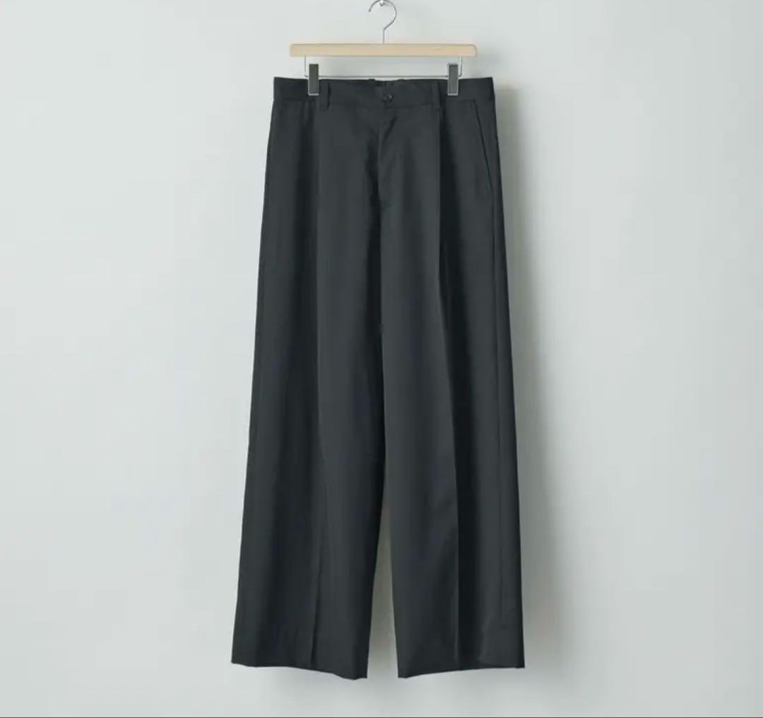 パンツ ssstein 25aw LONG WIDE TROUSERS BLACK S