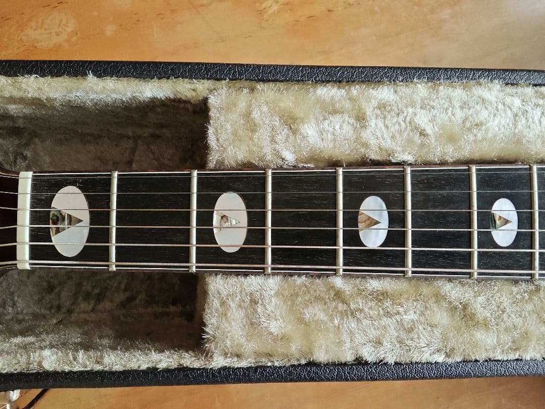 ナルト【美品】タカミネ NPT115　杢目ワインレッド