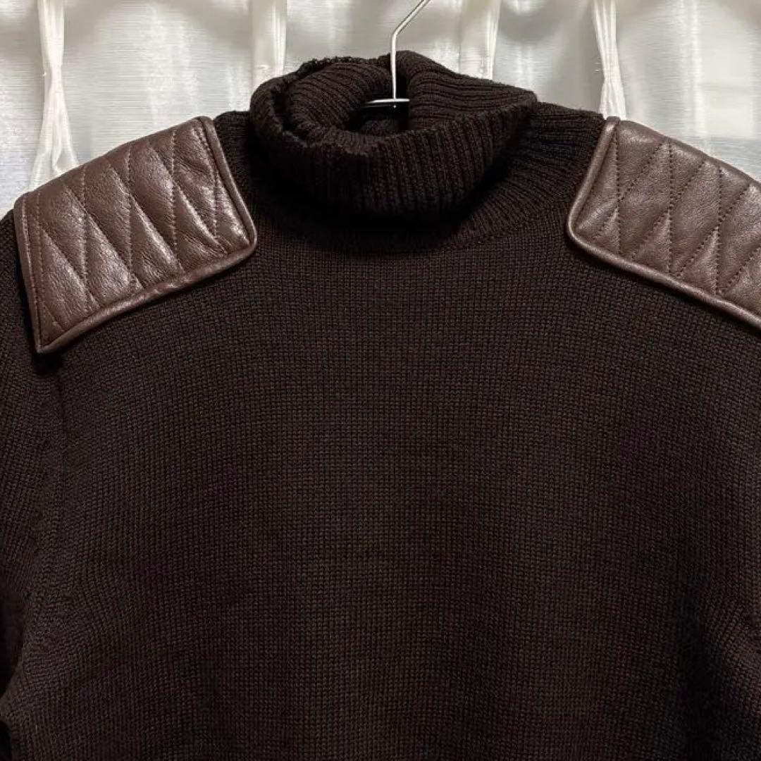 トップス Alessandso dell'Aqua Arahive leatherknit