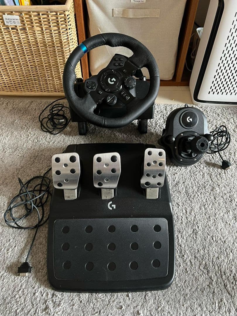 Logicool G923 ハンコン + ペダル + シフター セット