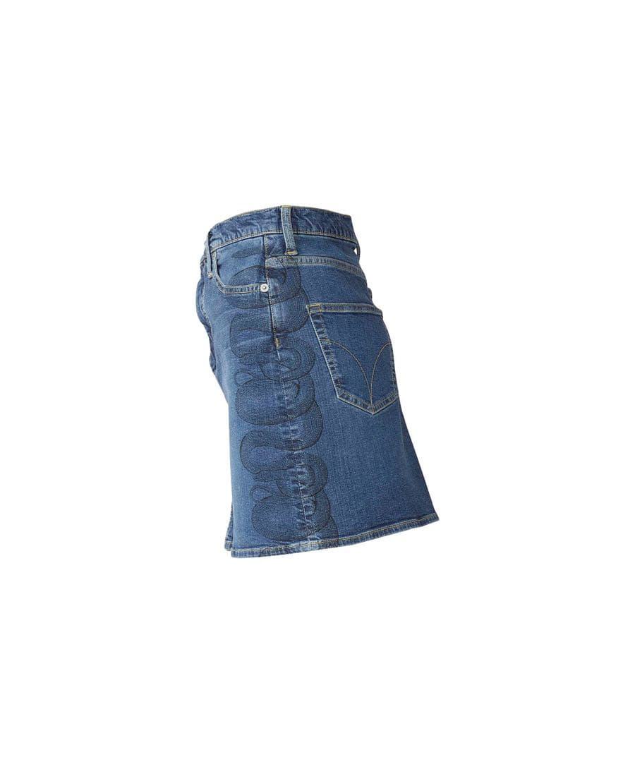 hysteric glamour SNAKE LOOP タイトデニムスカート