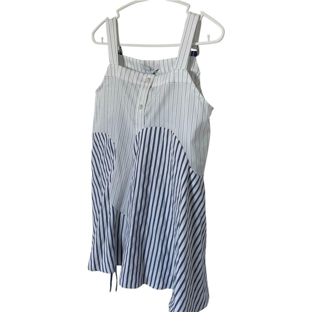 【新品未使用タグ付】un3d. WAVE LINE GATHERCAMISOLE
