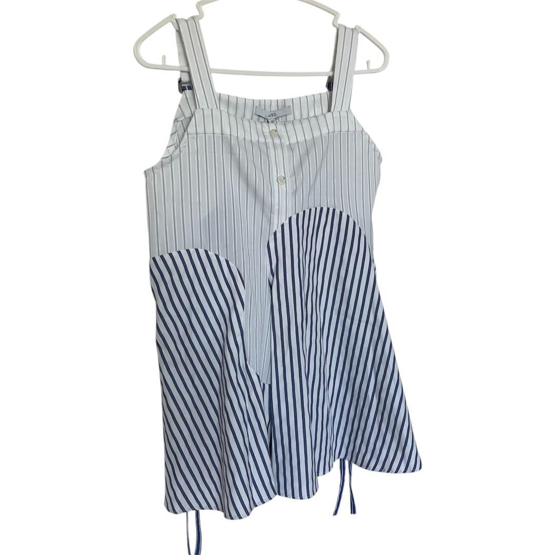 【新品未使用タグ付】un3d. WAVE LINE GATHERCAMISOLE