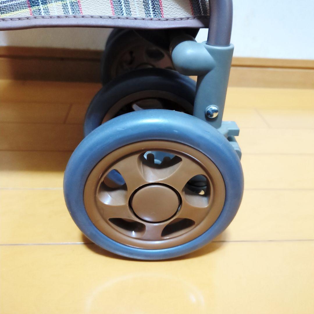 ✨美品✨島製作所 リズムRWC SHIMA シルバーカー 人気のブラウンチェック