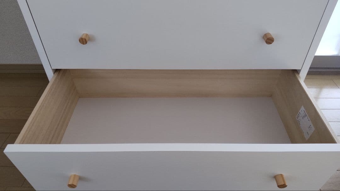 モモナチュラル　LOVE CHEST T75 3段 チェスト　タンス