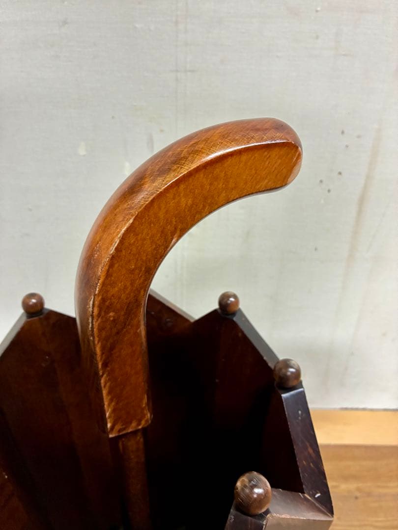 管392☆イタリア製☆ ガリンベルティ ☆木製☆アンブレラスタンド☆傘立て