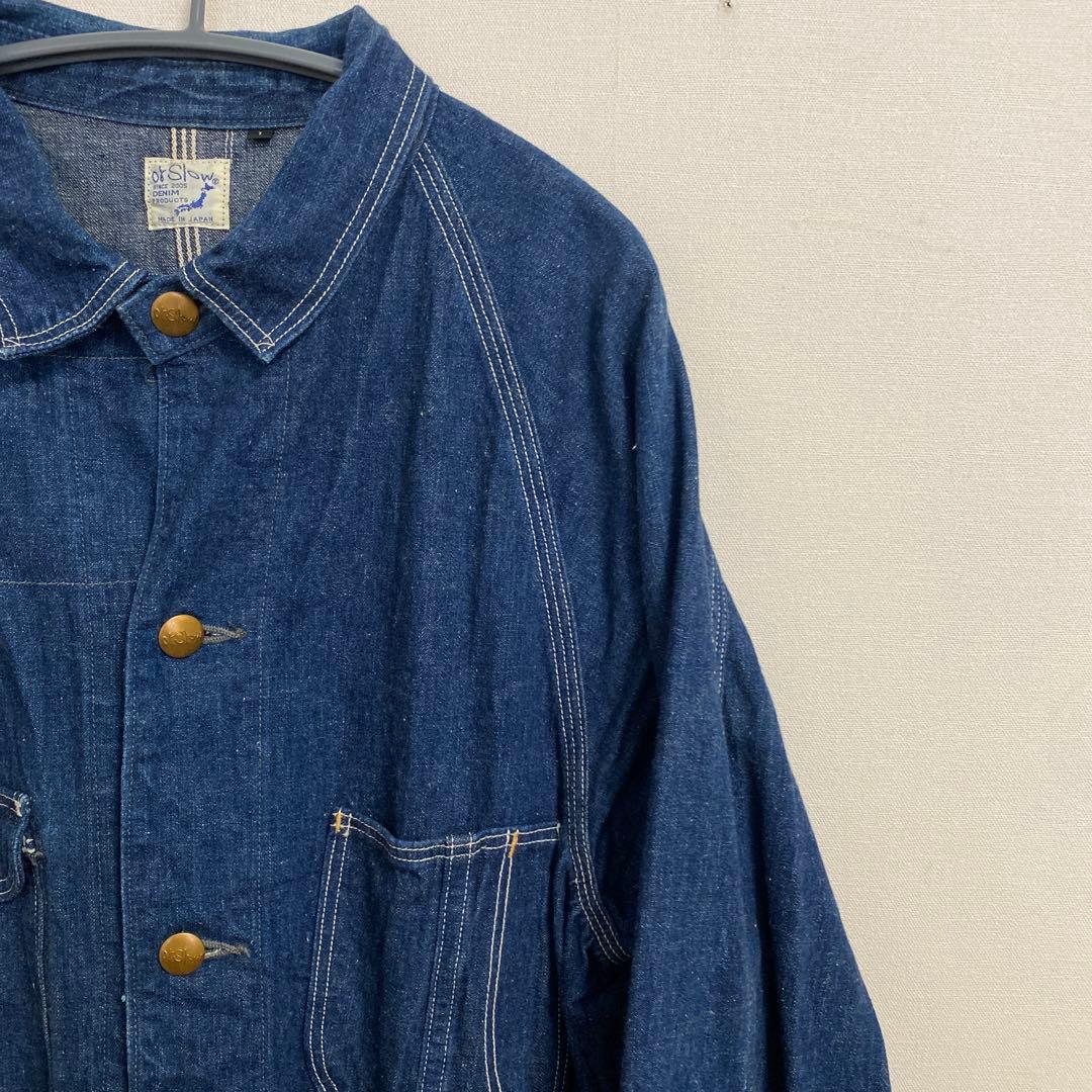 orslow オアスロウ1950 セルビッチデニム カバーオール ワンウォッシュ