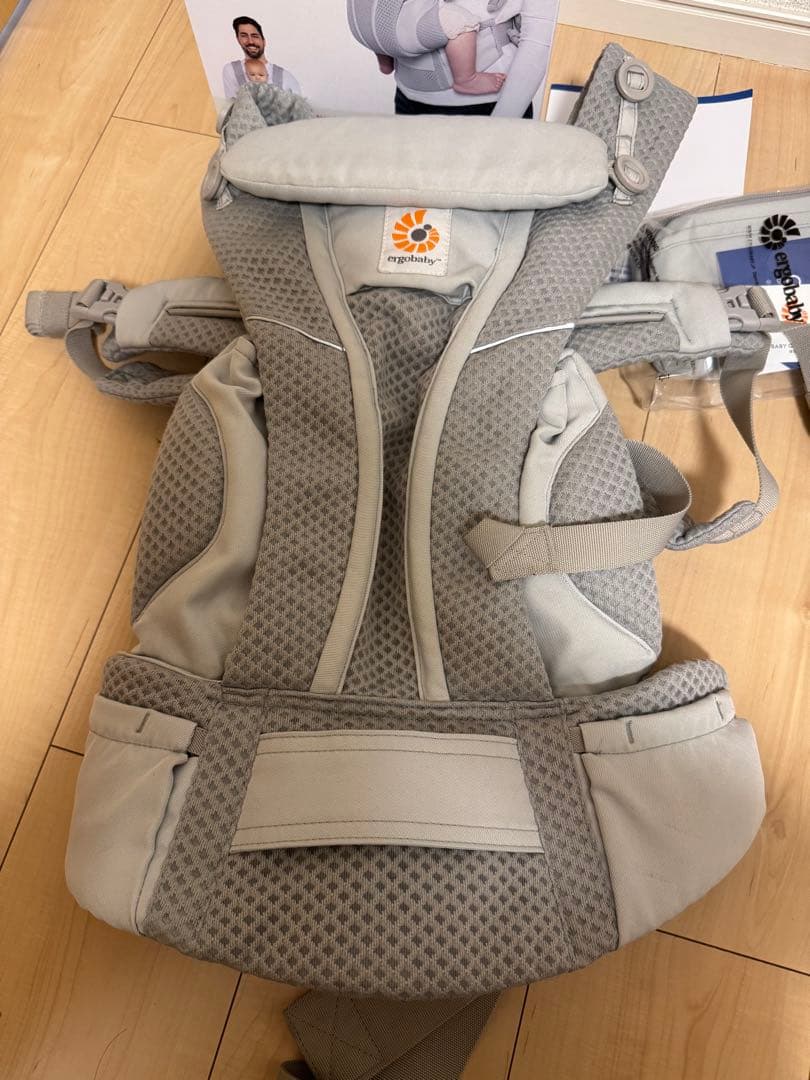 エルゴベビー　オムニブリーズ　グレー　パールグレー　抱っこ紐
