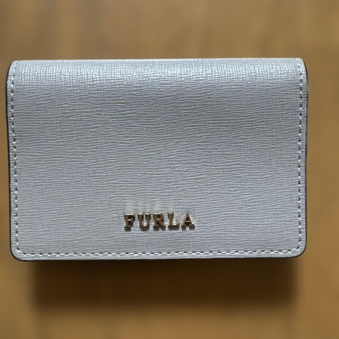 みみずく様　FURLA 名刺入れ グレージュ