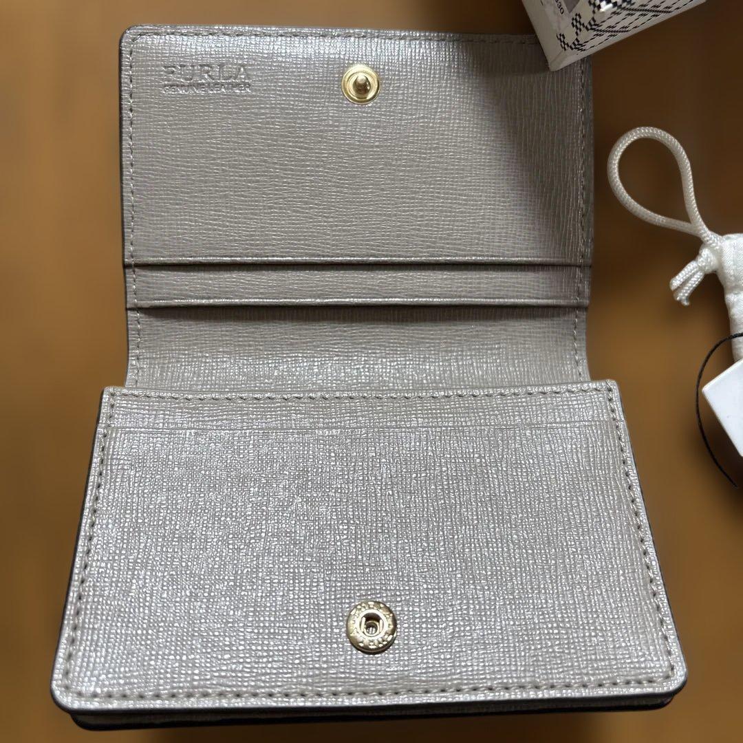 みみずく様　FURLA 名刺入れ グレージュ