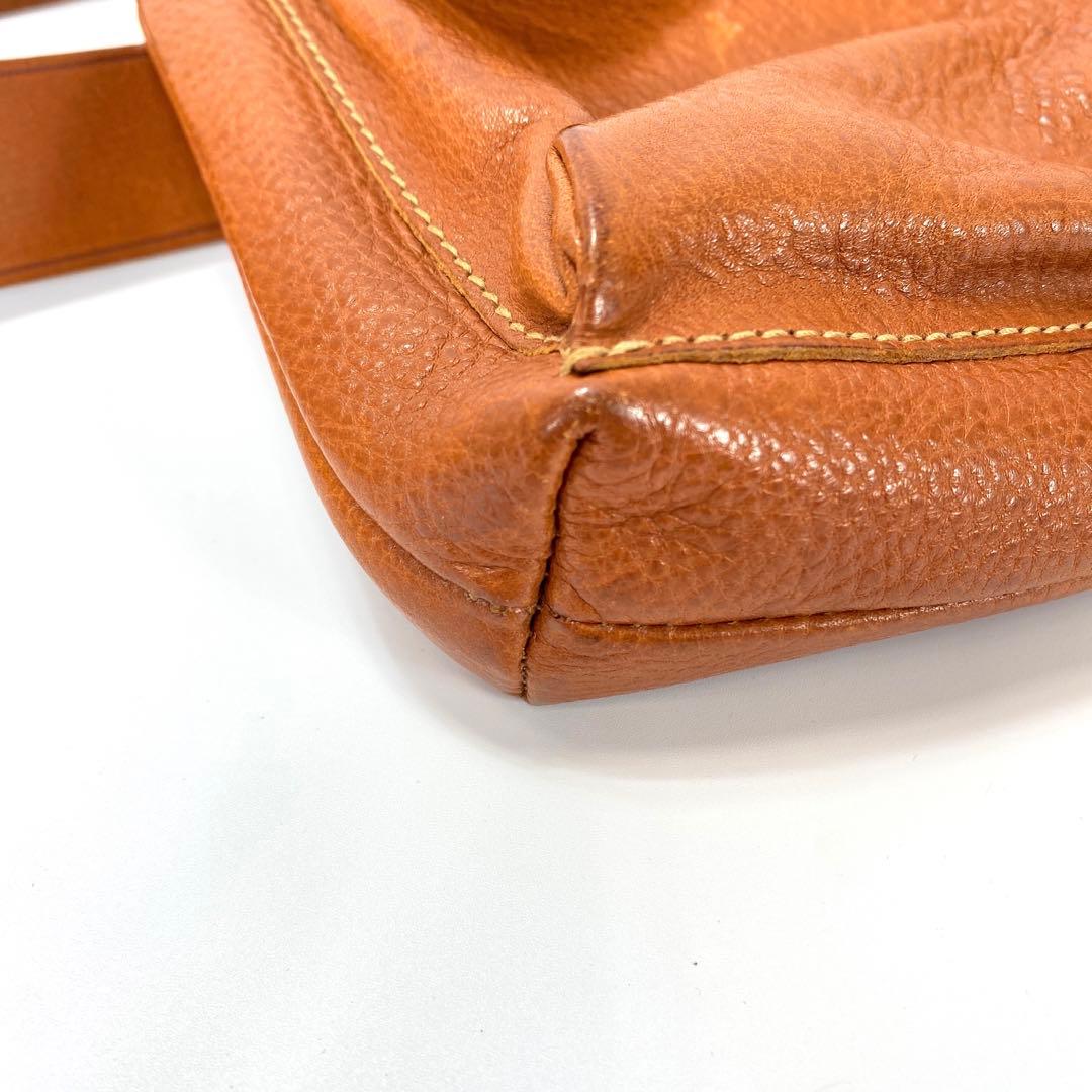 イルビゾンテ ウエストポーチ 人気のヤキヌメ 本革ポーチ