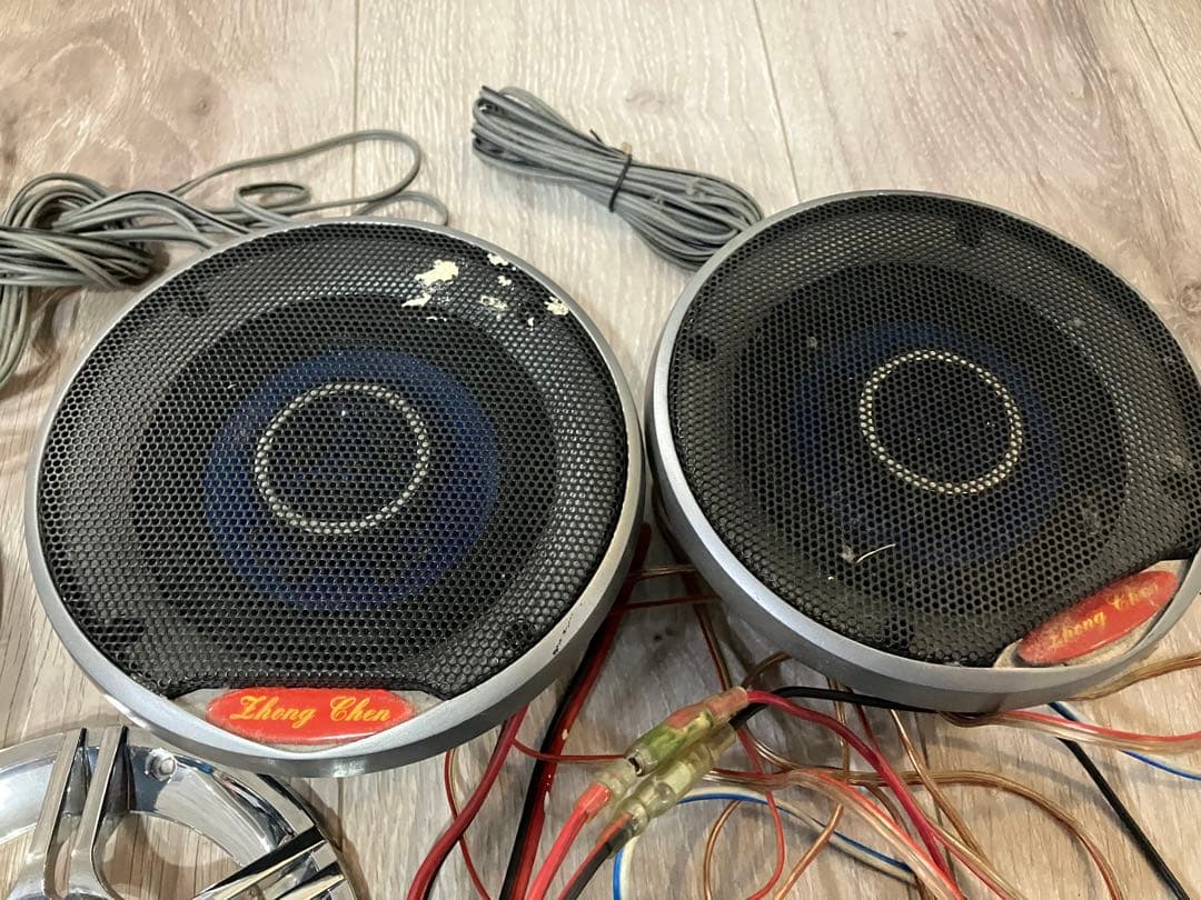 エムソウル防水スピーカー・アンプ・新品スピーカーカバー、ミサイルスイッチセット