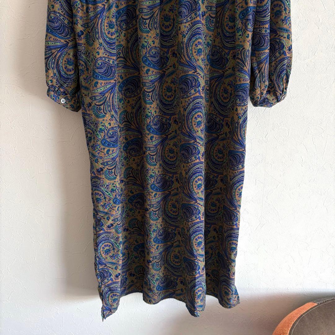 美品✨SOEJU ソージュ ペイズリー柄ワンピース