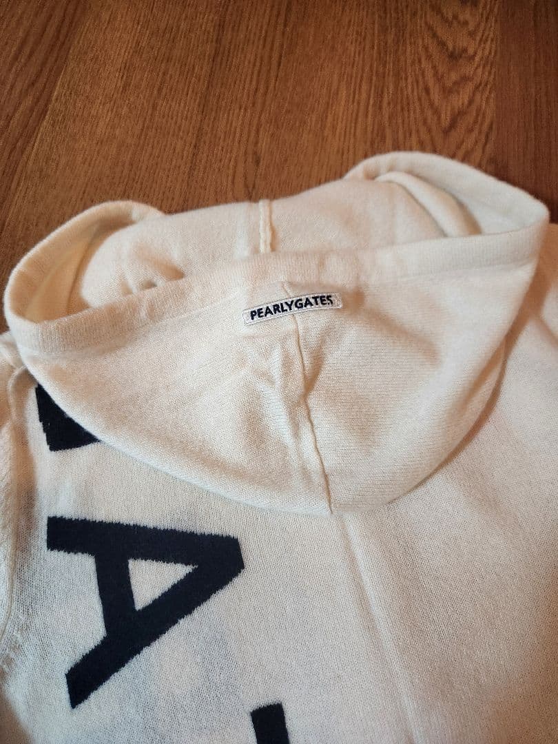 【超美品】パーリーゲイツ カシミアニットパーカー Mサイズ