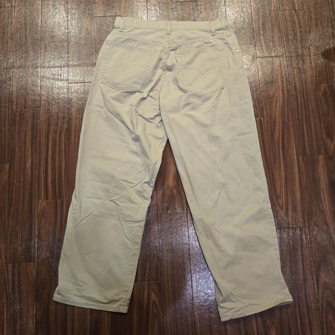 3*0様 希少 90s Levi’s SilverTab BAGGY Khaki